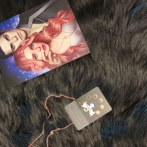 March 2022 Bookish Box necklace and print